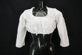 Gr.38 Dirndlbluse weiß Bluse für Dirndl Wenger Baumwolle mit Spitze B10718