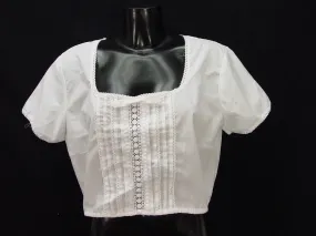 Gr.48 Dirndlbluse Bluse für Dirndl Trachtenbluse B7453