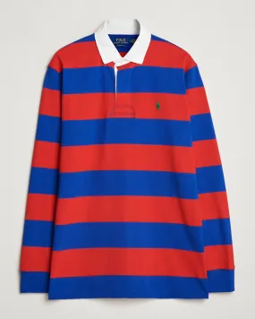Jersey Striped Rugger Red/Classic Azure