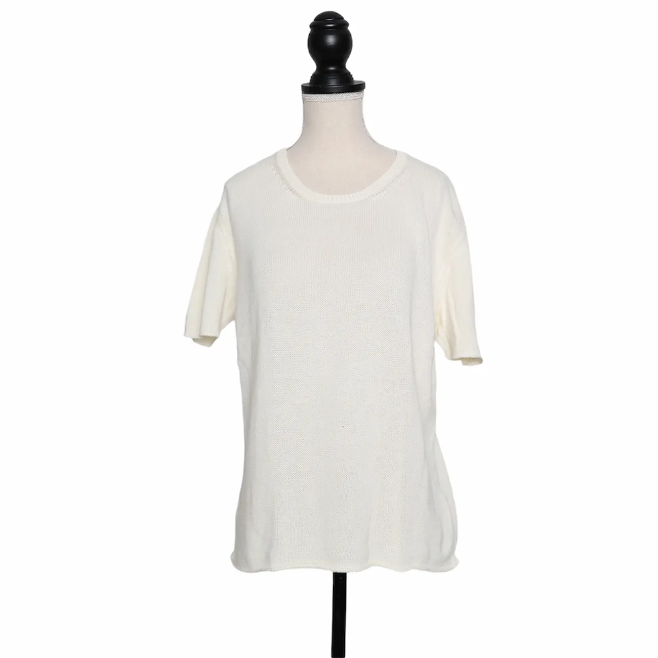 Jil Sander Pullover mit kurzen rmeln Off-White