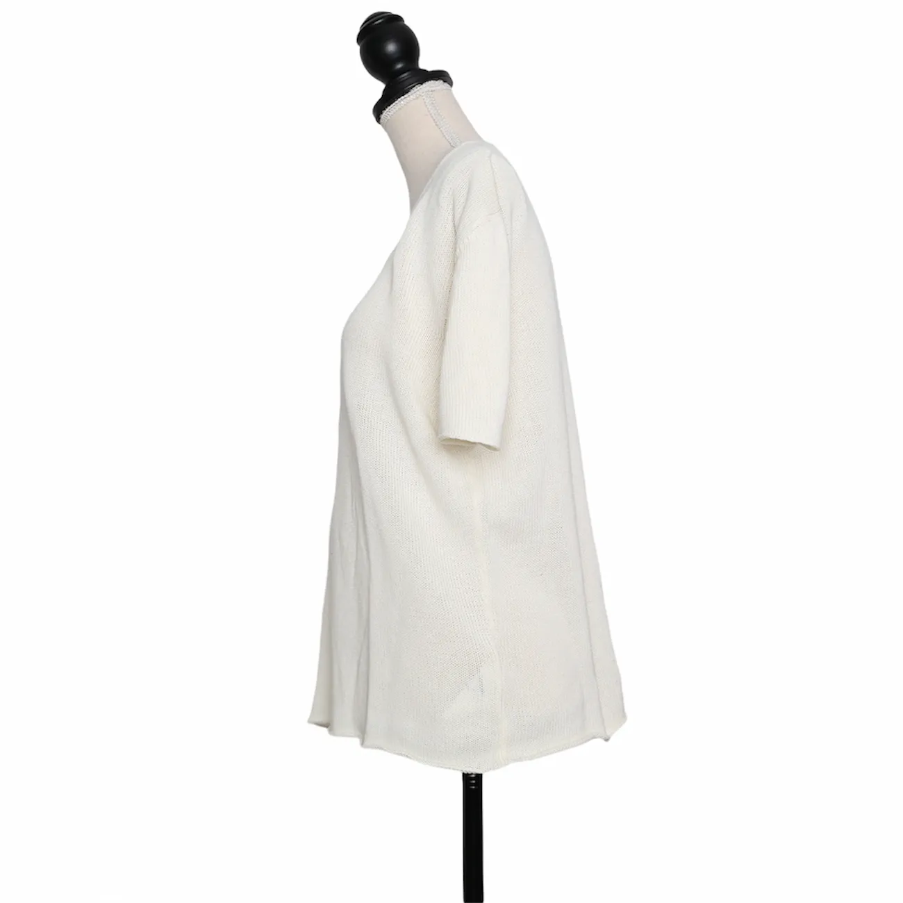 Jil Sander Pullover mit kurzen rmeln Off-White