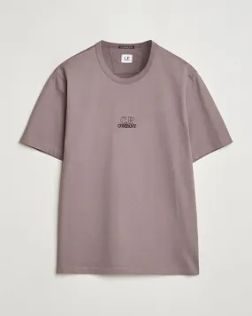 Mercerized Jersey Twisted T-Shirt Washed Purple