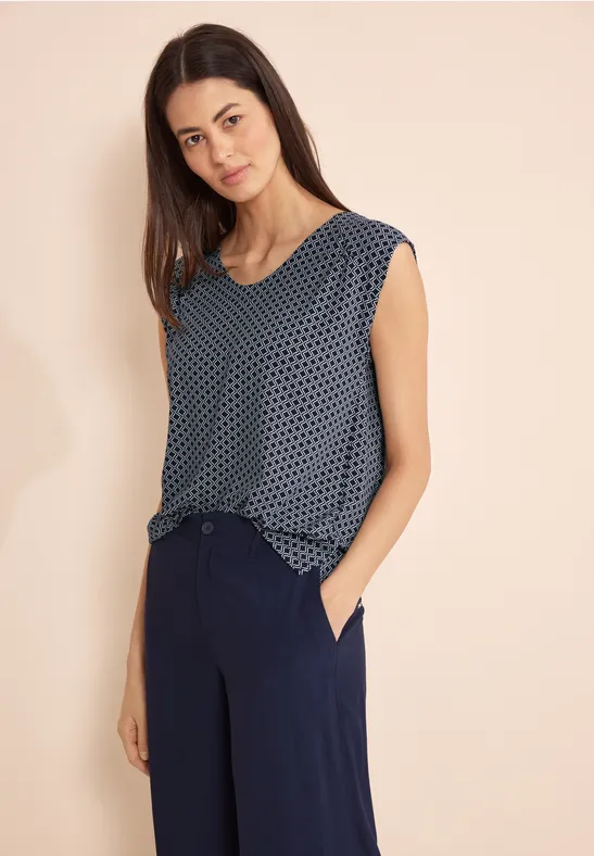 Street One Jersey Top mit Print 