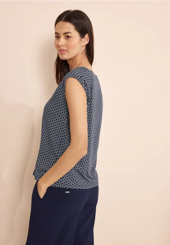 Street One Jersey Top mit Print 